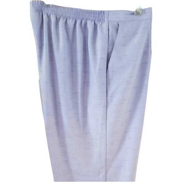 Alfred Dunner lilac slacks NWT, size 18W - Picture 3 of 6